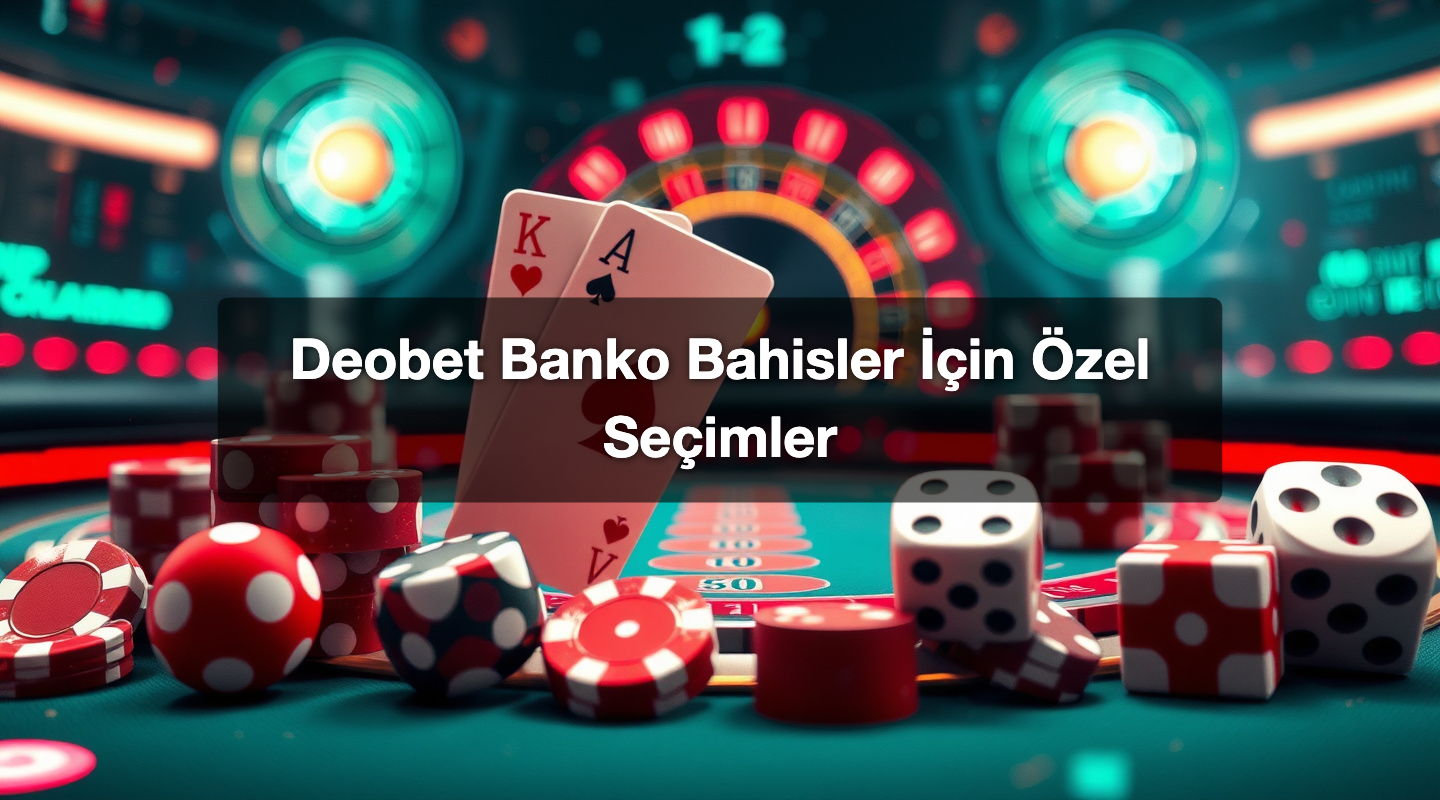 Deobet Banko Bahisler İçin Özel Seçimler